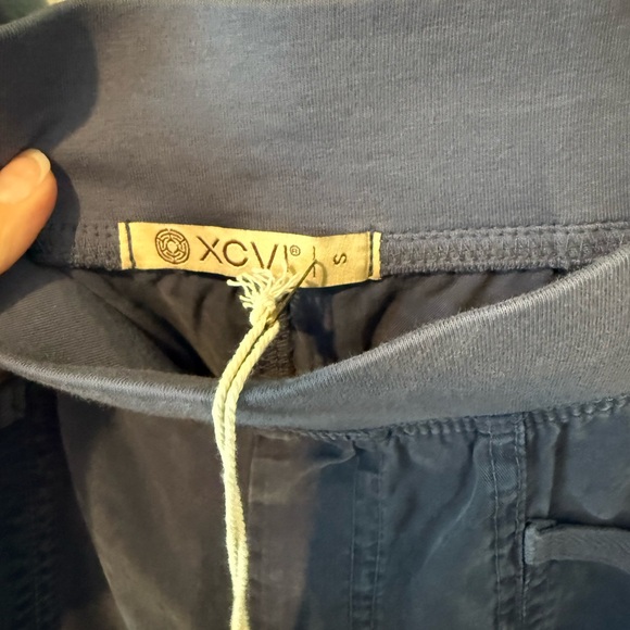 New, XCVI Slate blue Cargo Pants - Picture 4 of 7
